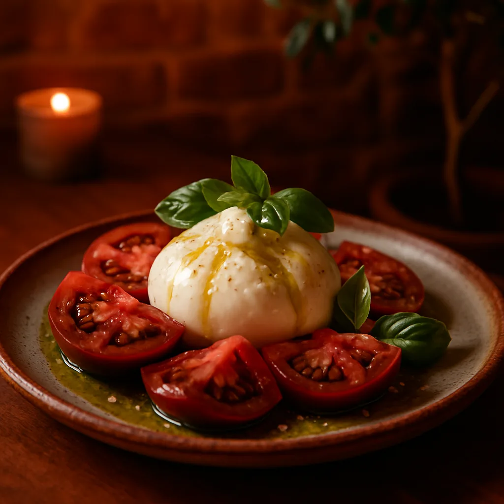 Burrata mit dalmatinischen Tomaten